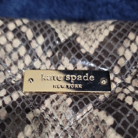 Kate Spade Tan Snake Print Shoulder Bag - Picture 2 of 13